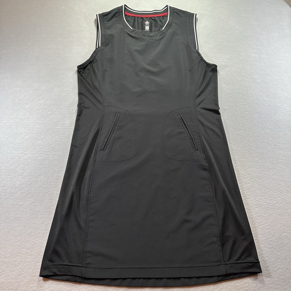 Hudson's Bay Canada Black Athletic Dress Women's Size Large‎ Tennis Lightweight